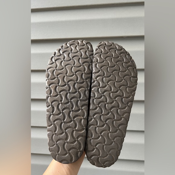 Birkenstock Buckley Clog Womens Brown Suede Mules Shoes Slip-On Sz 245 US 7-7.5 - Picture 9 of 13